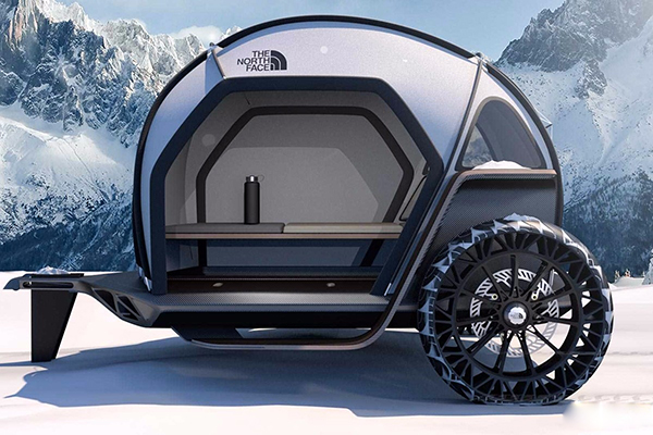 宝马设计师为North Face设计了一款露营车