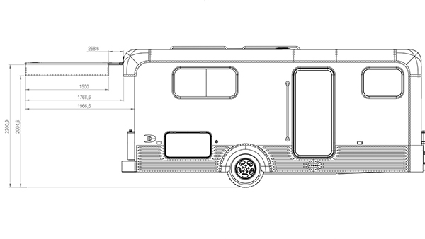 Lume Traveler LT540拖挂房车